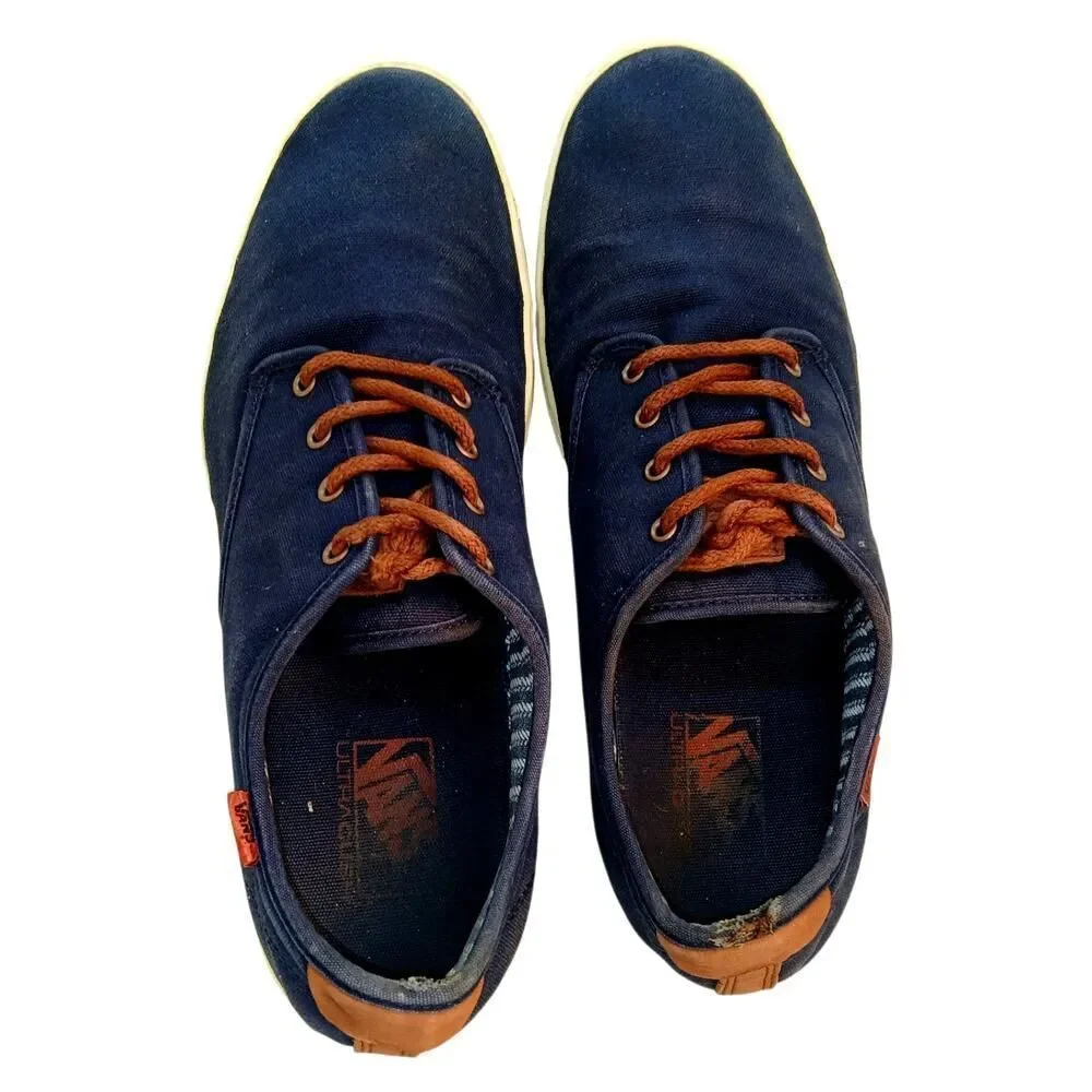 Vans Off The Wall SK8 Men's Sneakers - Dark Blue & Brown - Size 11 1/2